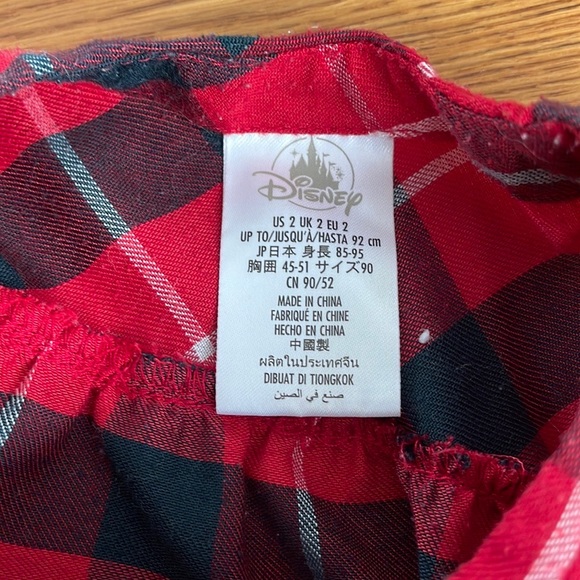 Disney Minnie Mouse Plaid Toddler Gown - Picture 4 of 5